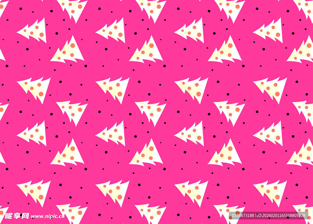 粉色三角图案背景纹理