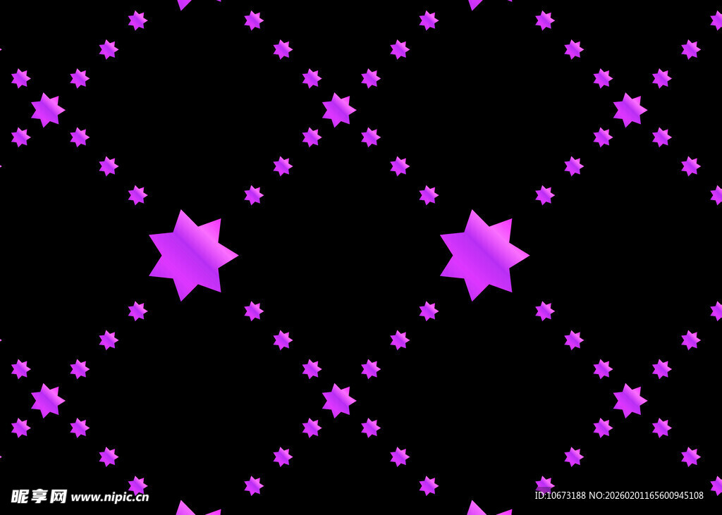 紫色星星图案背景