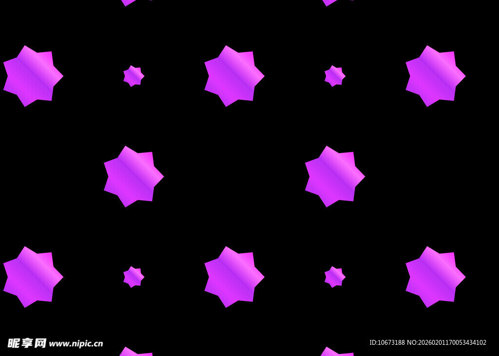 紫色星形图案背景