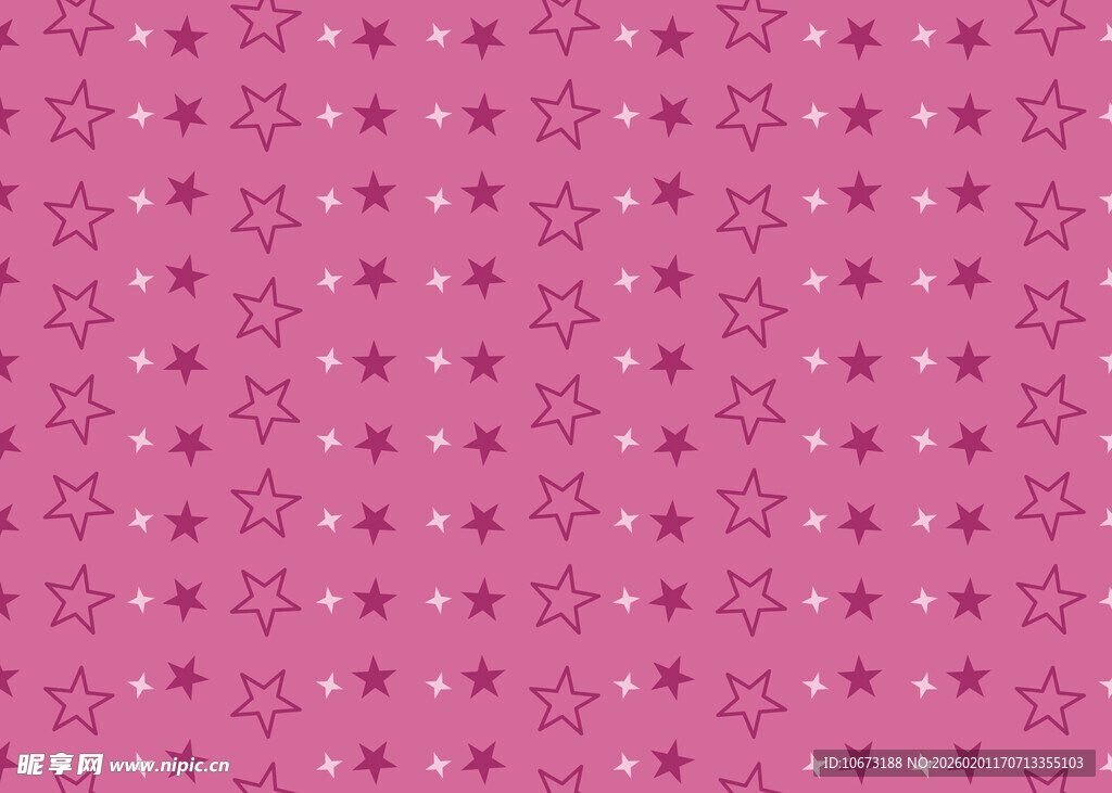 粉色星星图案背景纹理