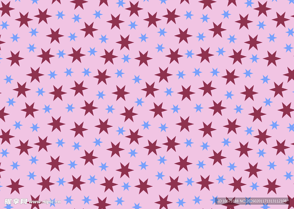 粉色星星图案背景纹理