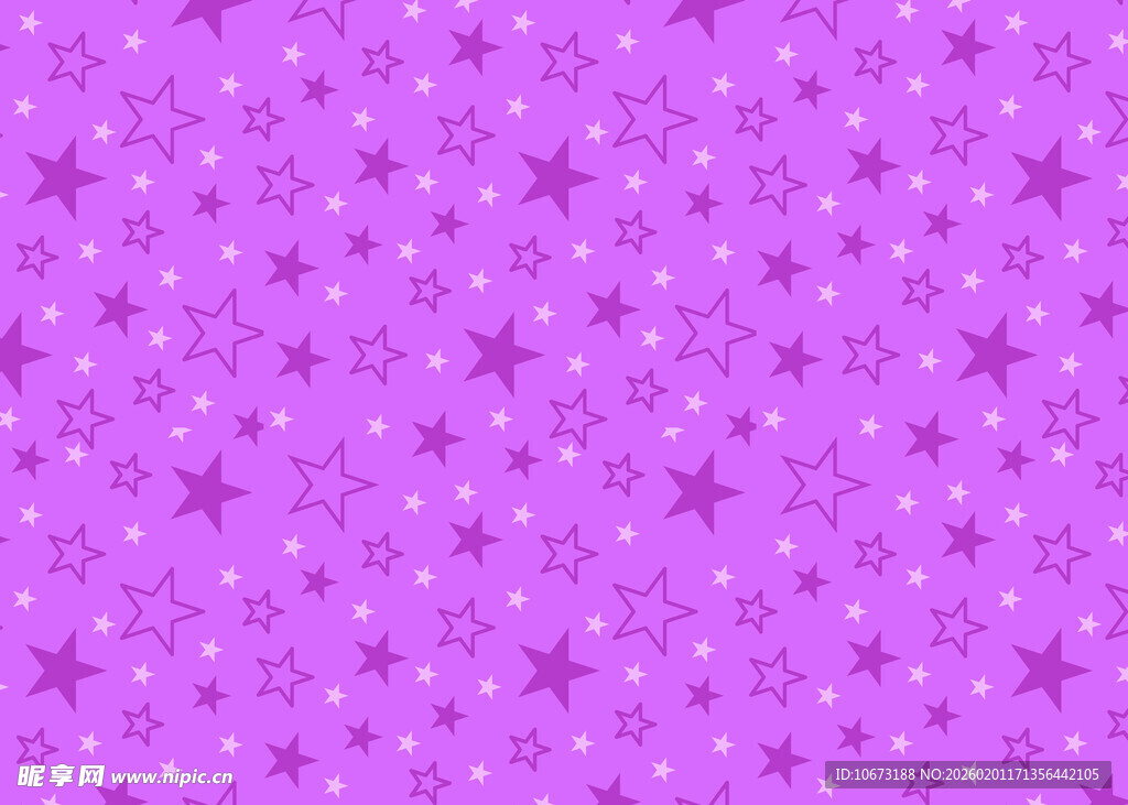 紫色星星图案背景