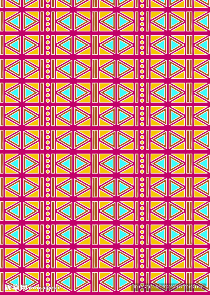 几何图案粉色系背景图