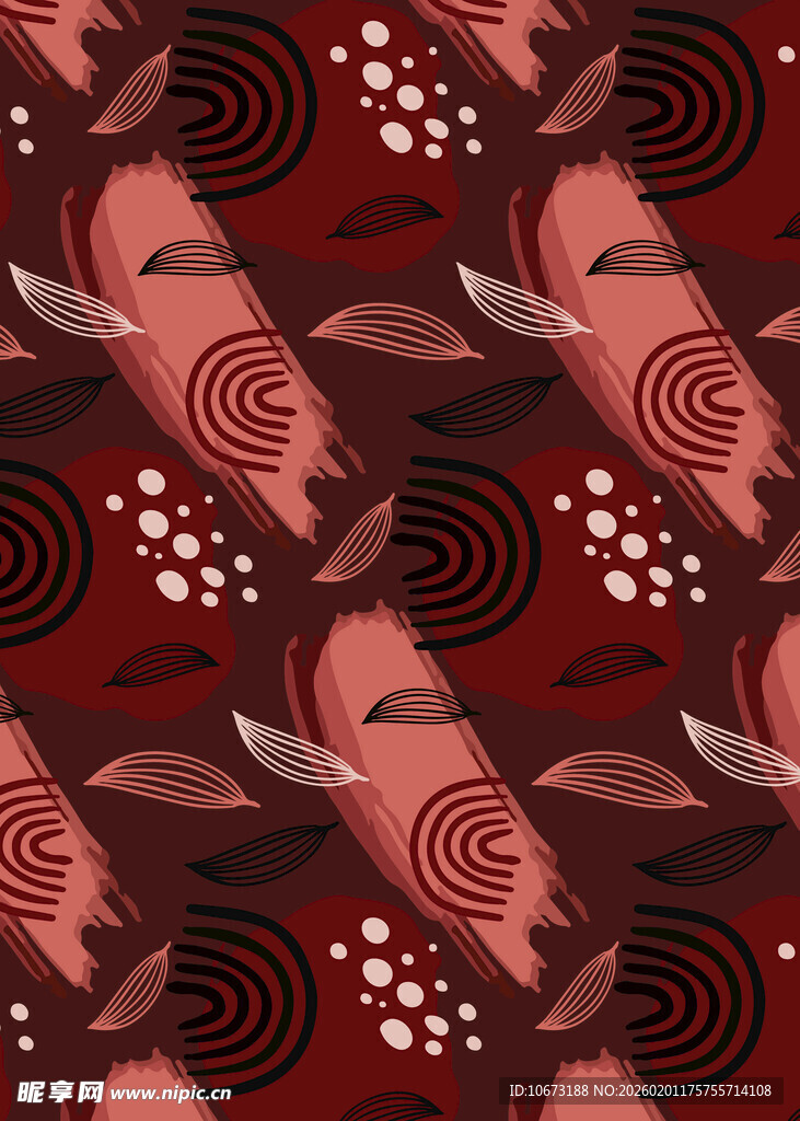 红色螺旋图案背景纹理