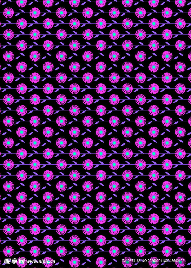 紫色圆点几何图案背景