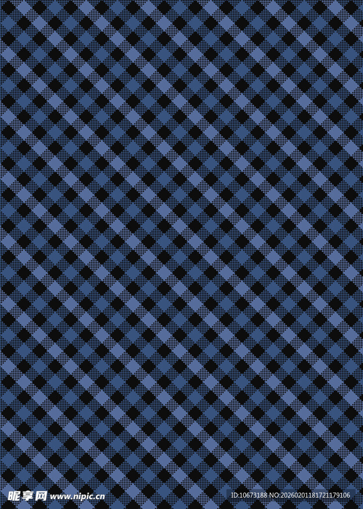 深蓝色格子纹理背景图