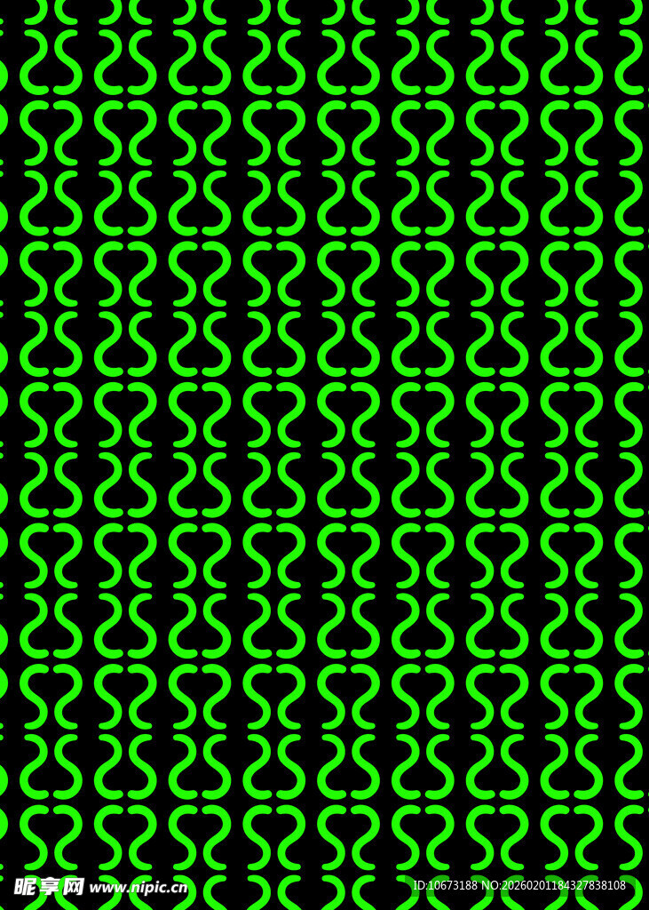 绿色几何图案无缝背景