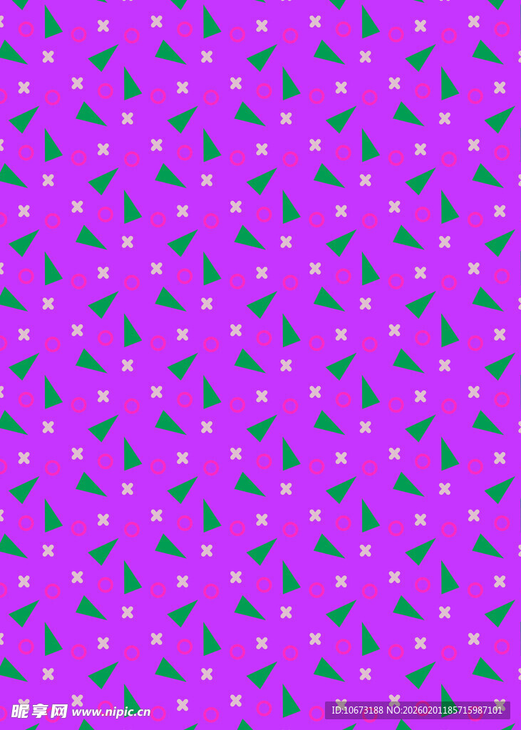 紫色底点缀图案背景