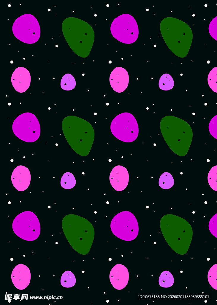 多彩波点图案背景设计