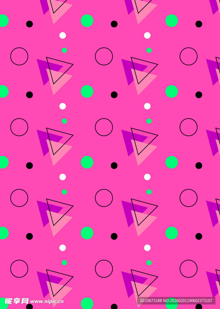 粉色几何图案背景纹理