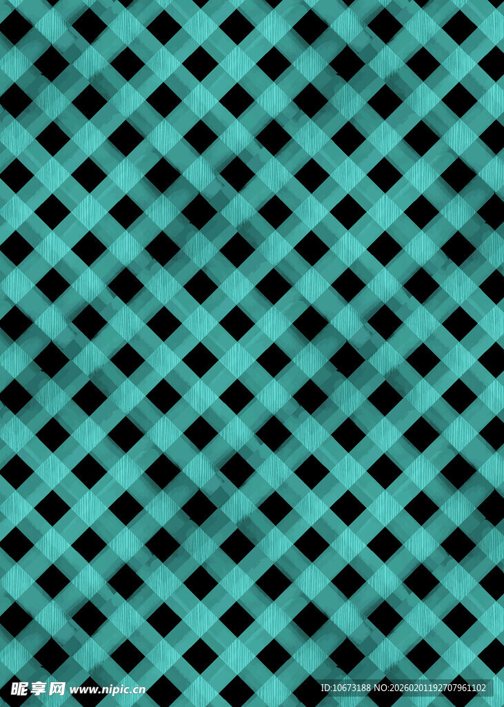 蓝黑格子纹理背景图案