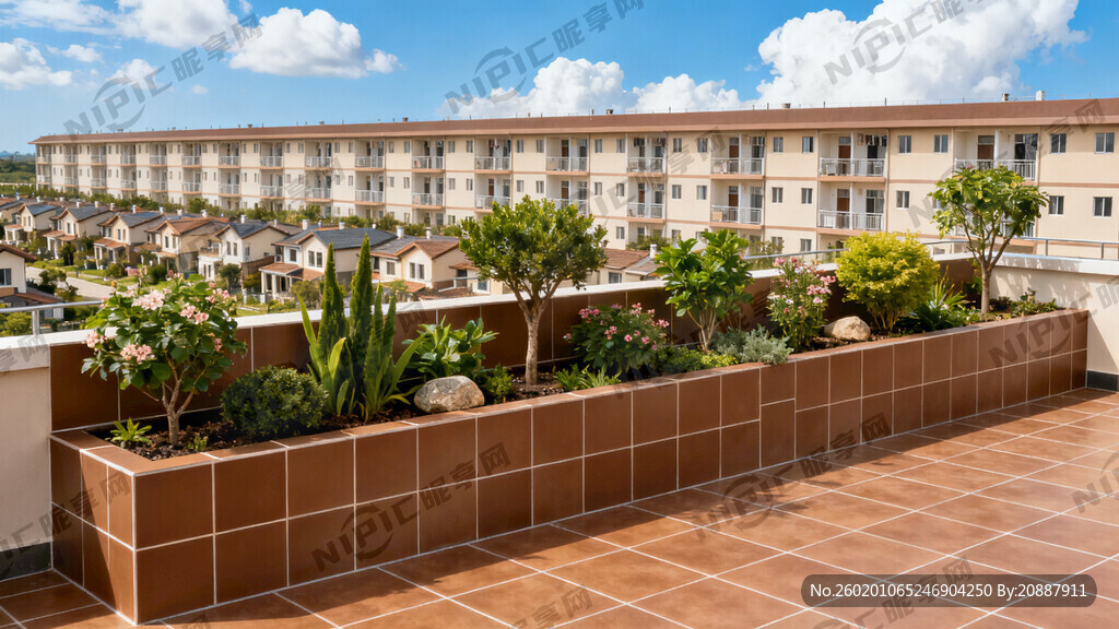 四楼一排员工宿舍长32米 