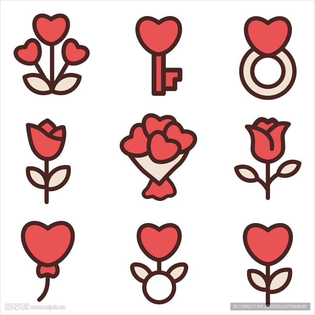 浪漫爱情图标