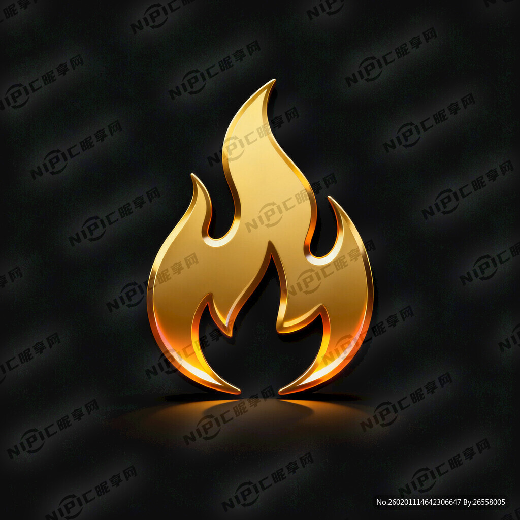 做一个金焰的背景 立体感十足。