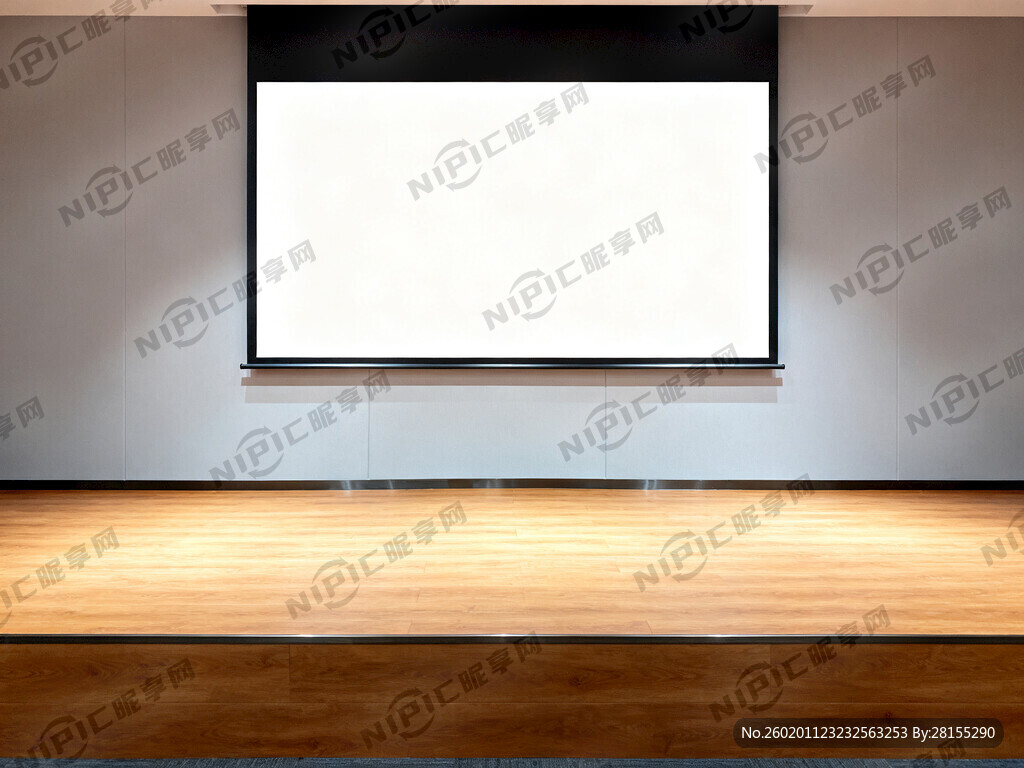 一个会议室的舞台