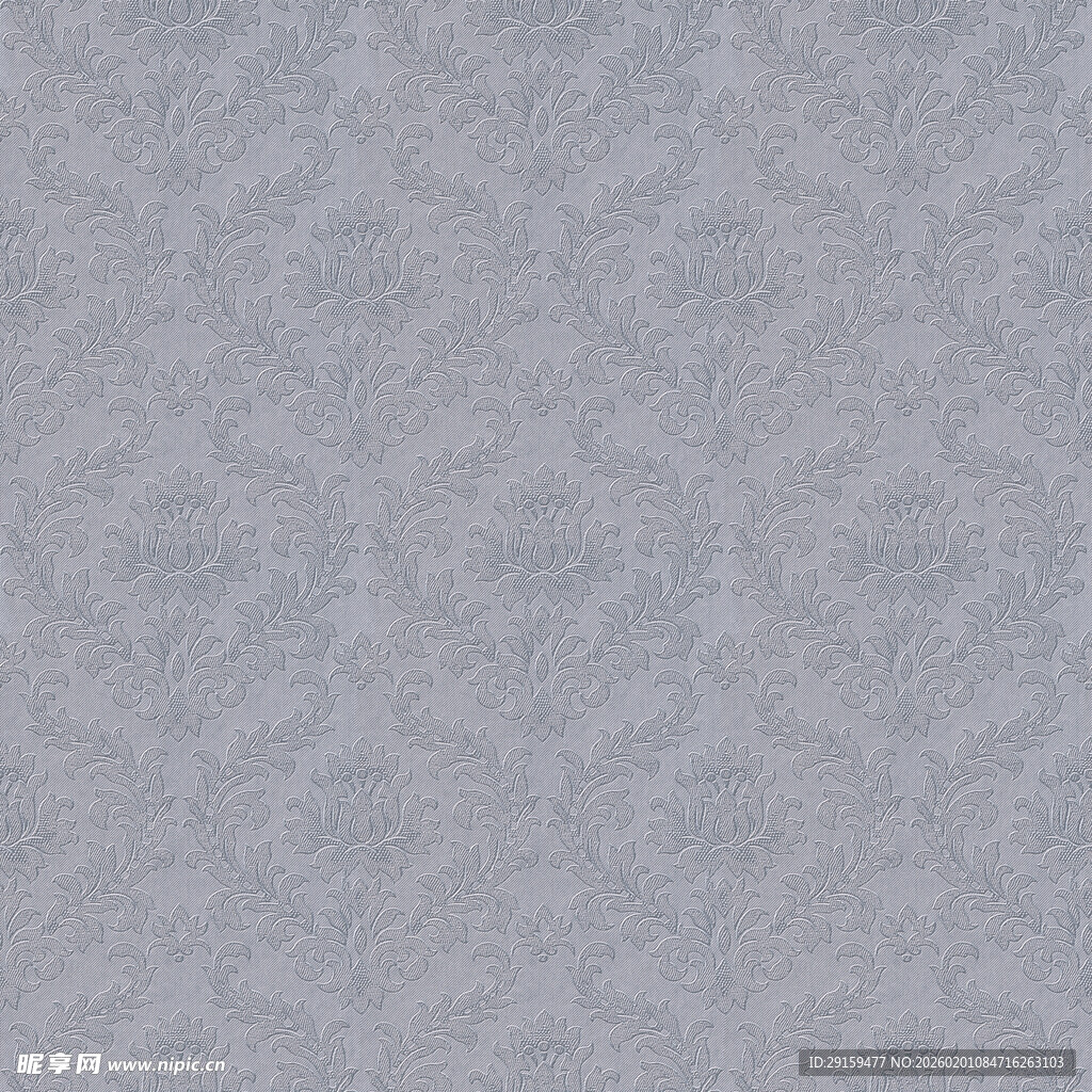 浅灰色花纹墙纸纹理