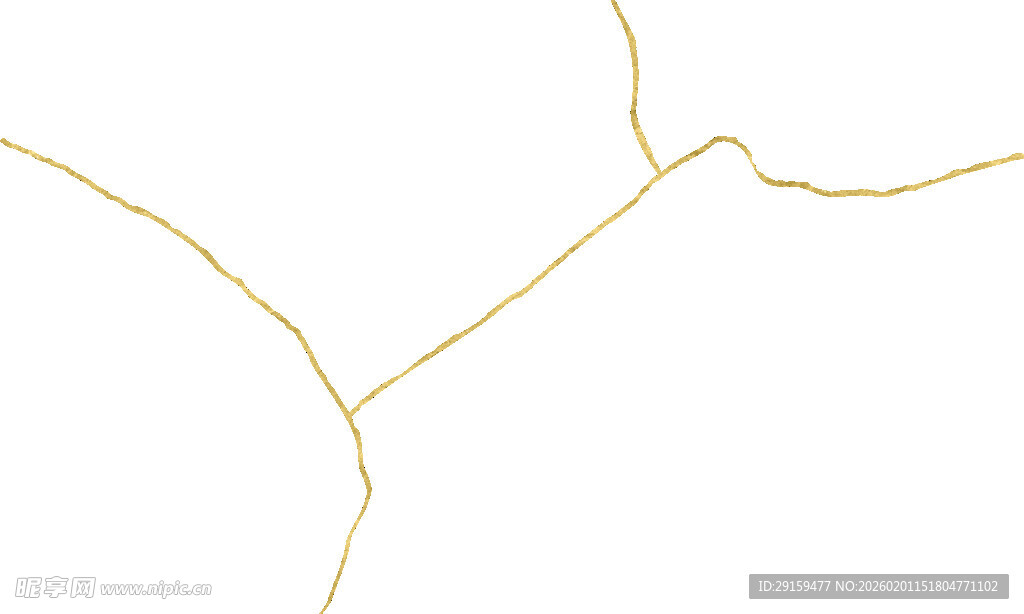 金色线条构成的简约图案