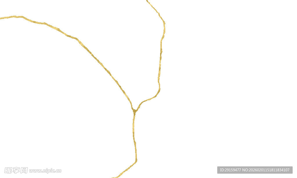 金色链条线条图案