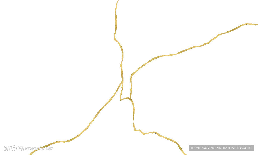 金色线条交织抽象图案