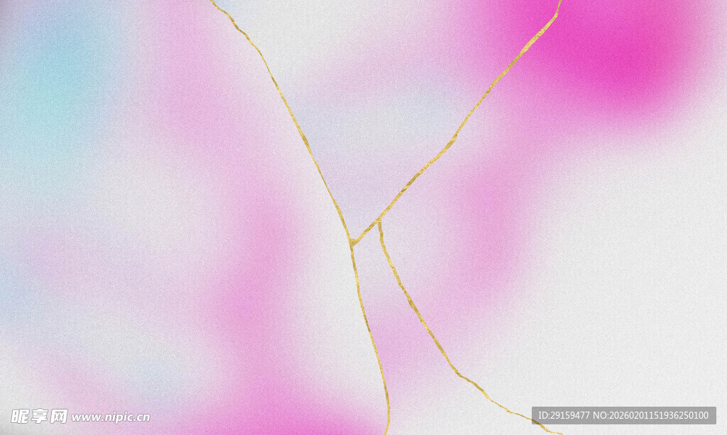 梦幻渐变线条抽象艺术图