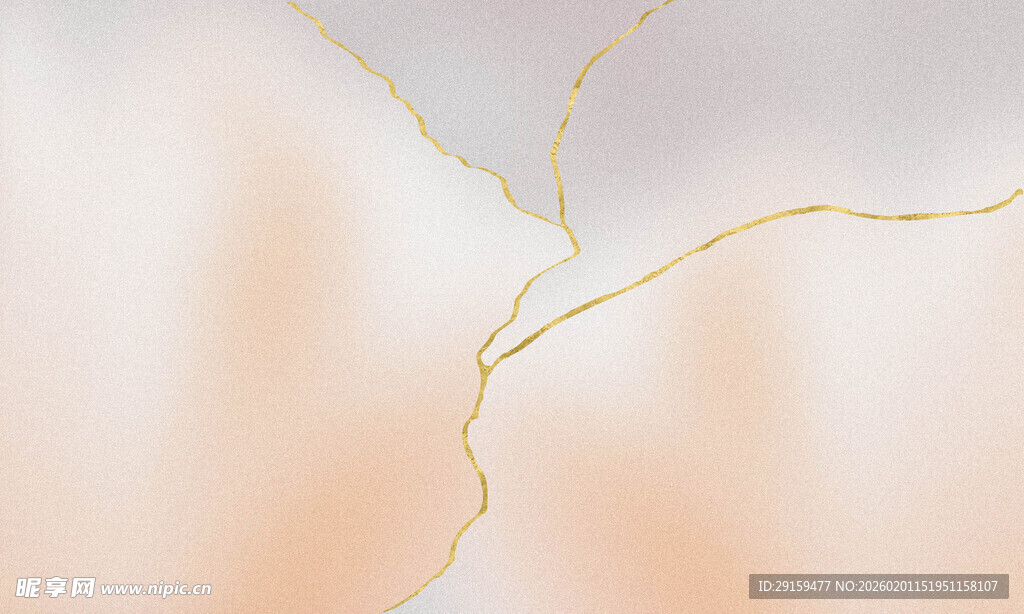 金色线条抽象纹理背景图