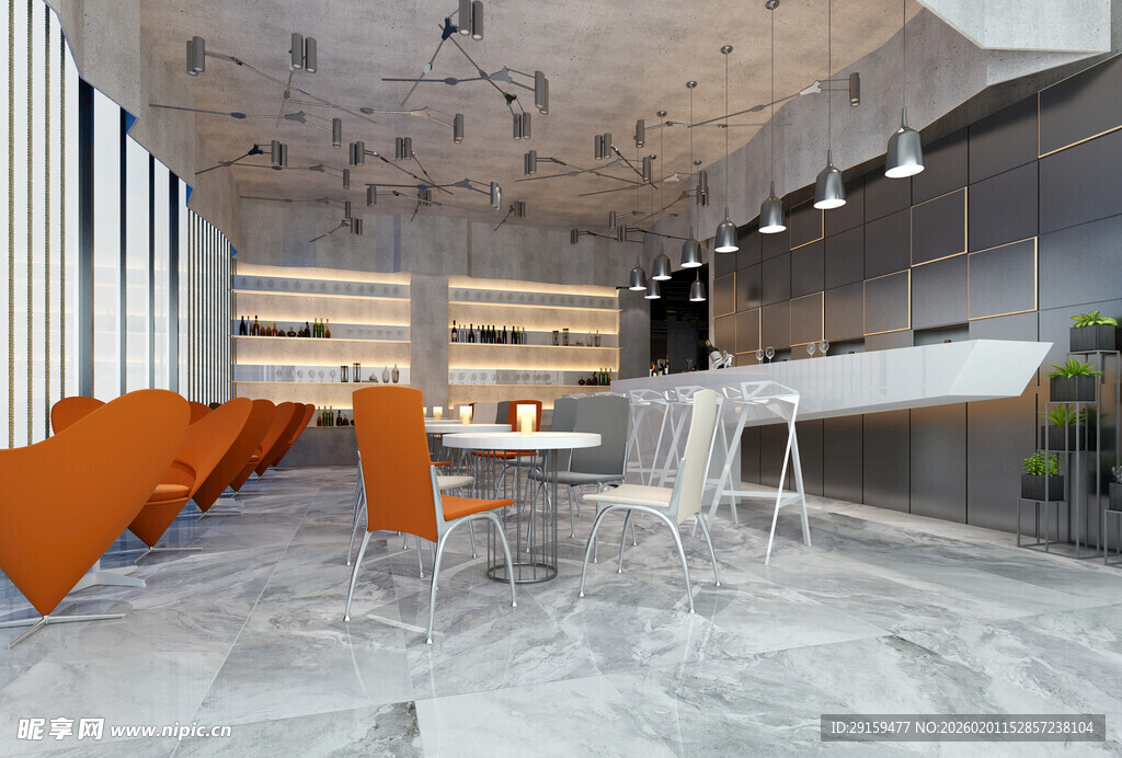 现代简约风室内休闲空间