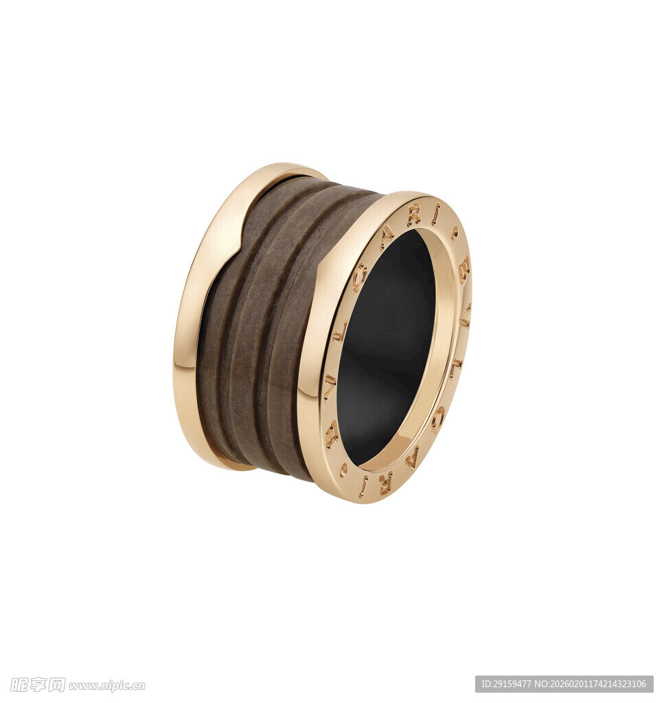 金色环形机械部件