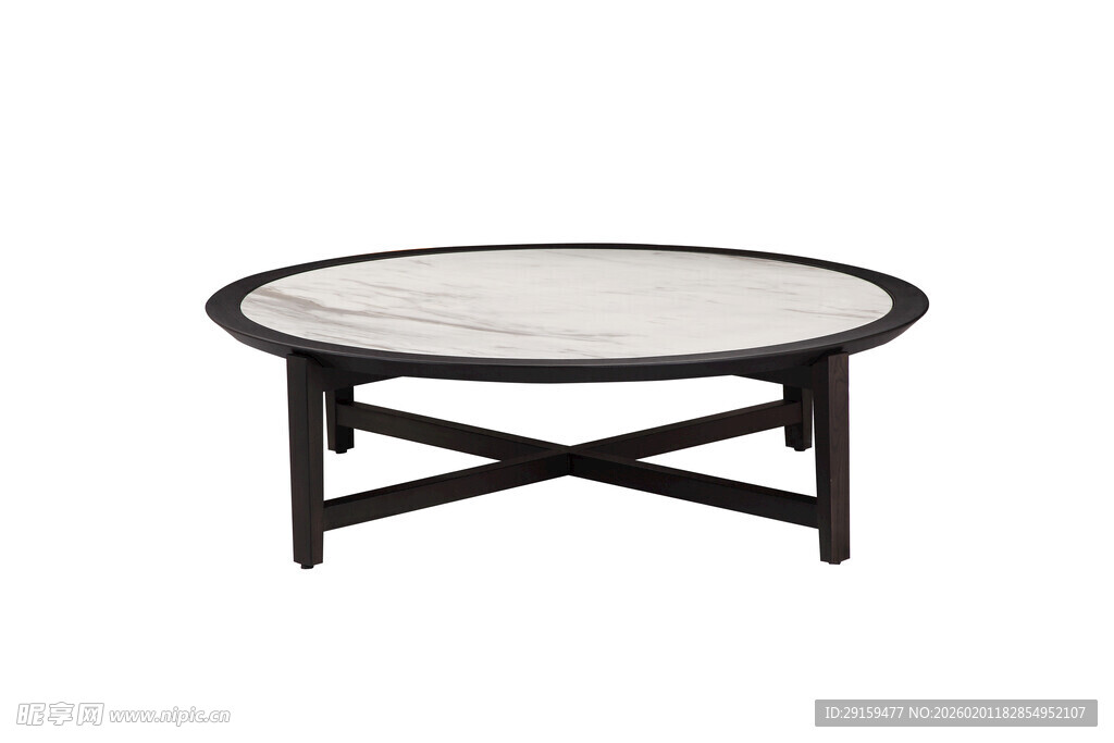 现代简约圆形茶几