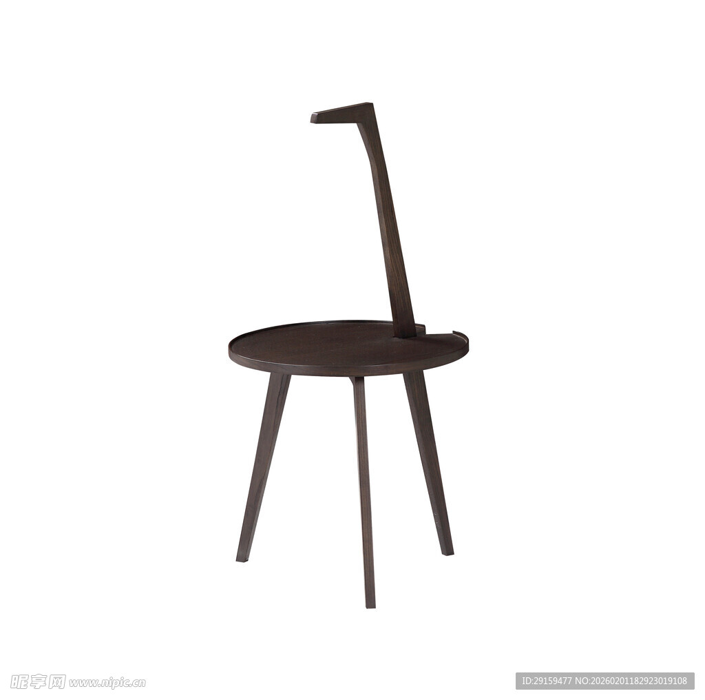 简约三脚木质创意小椅子