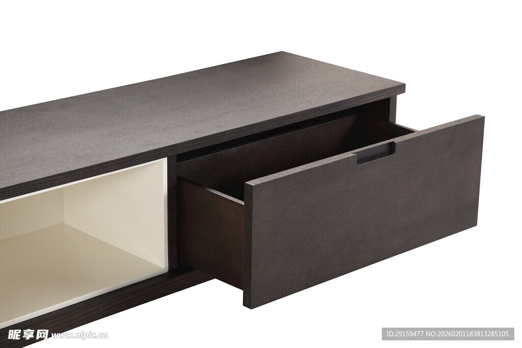 深色抽屉式茶几