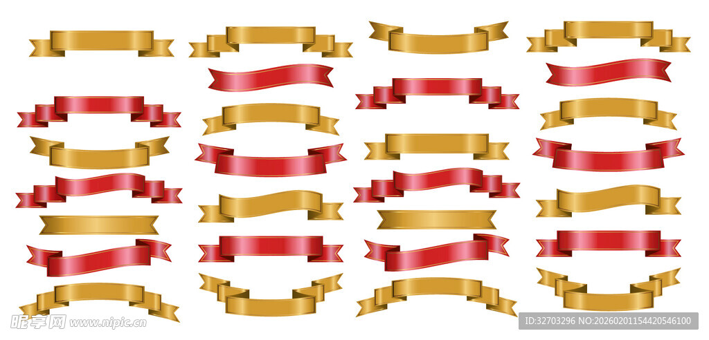 金色丝带