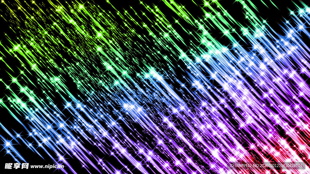 炫彩动感光线背景图