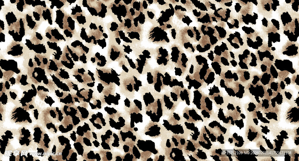 豹纹图案纹理背景
