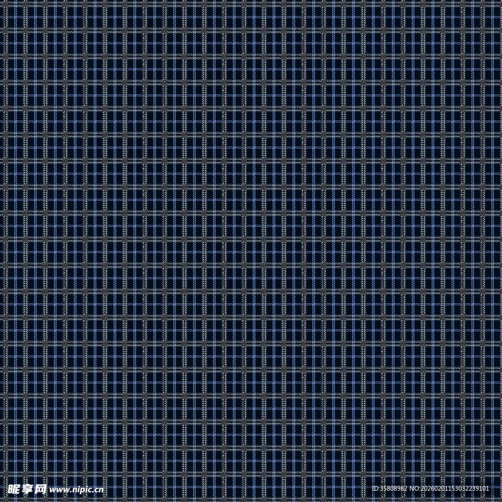 色织深蓝色网格纹理背景图