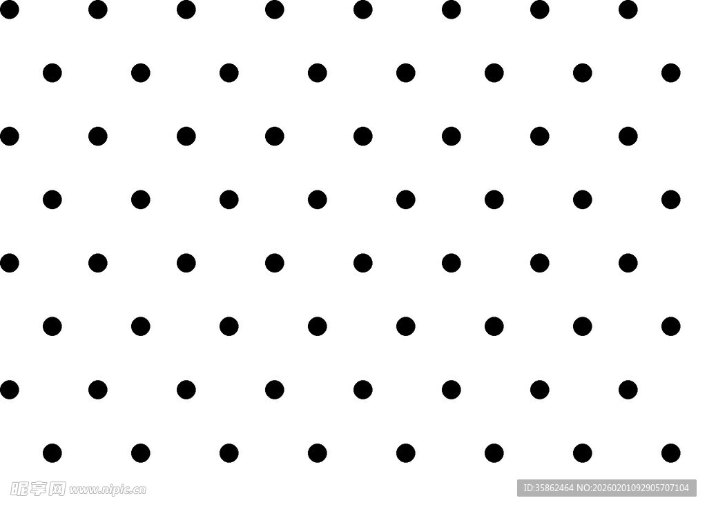 波点白超柔黑白