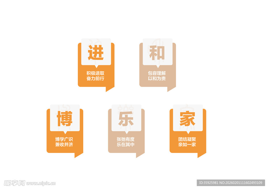 进 和 博 乐 家图标设计元素