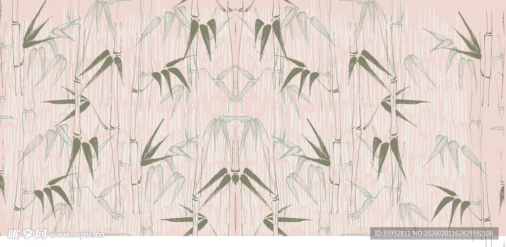 水墨竹子背景