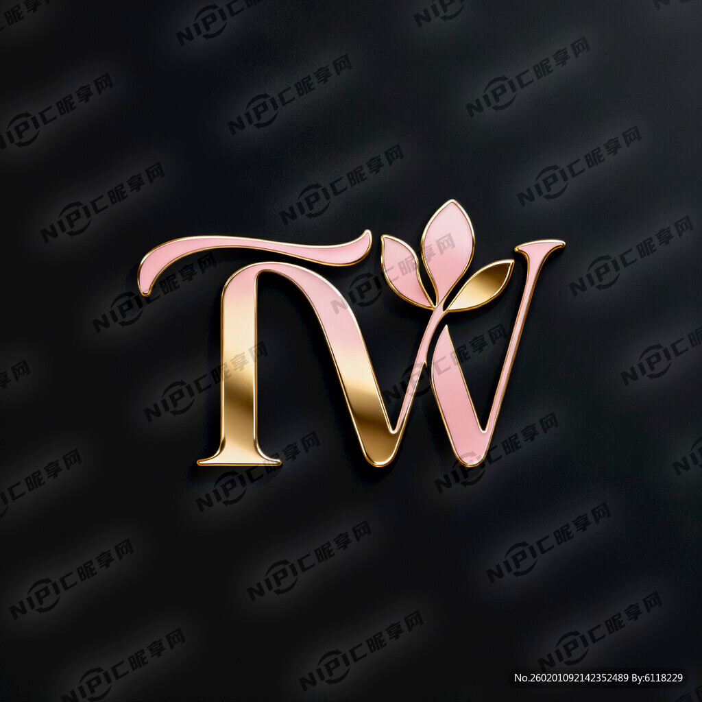 用TW做成美容院的LOGO