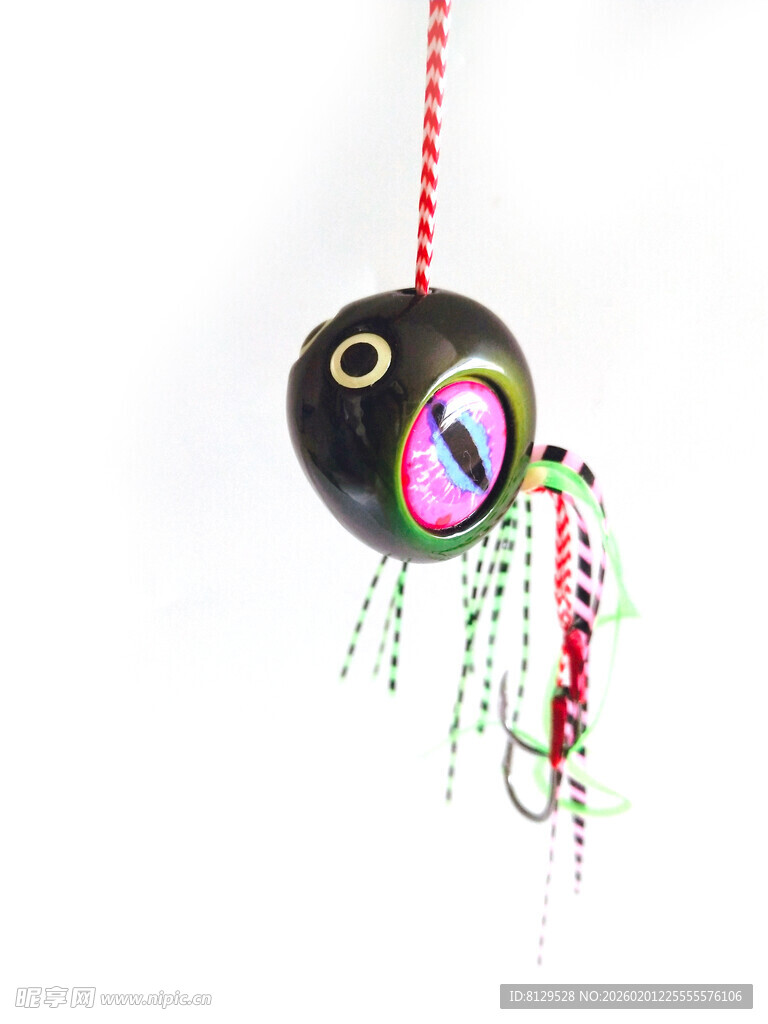 手工编织彩绳路亚鱼饵