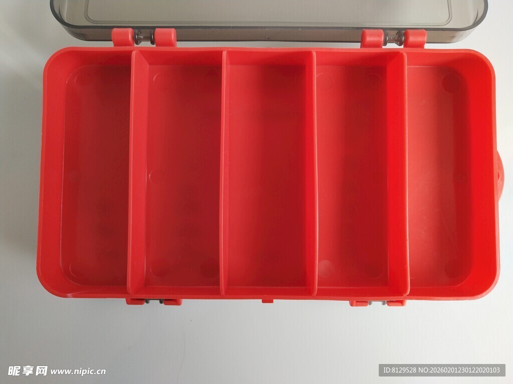 红色多格硅胶收纳盒