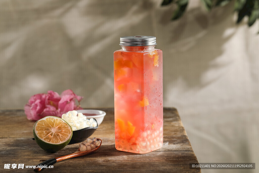 桃子果茶 清新水果茶饮