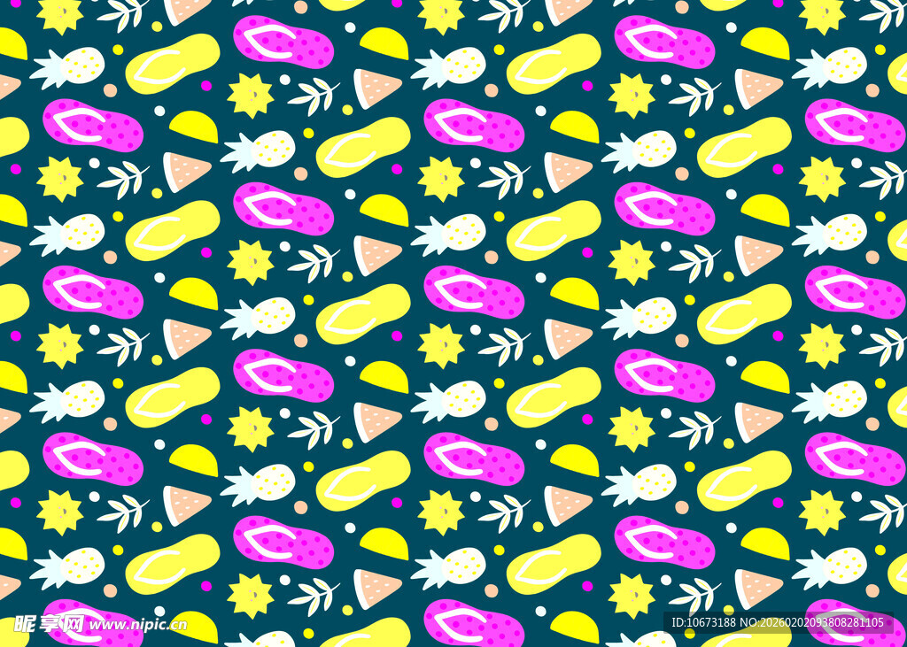 多彩几何图案无缝背景