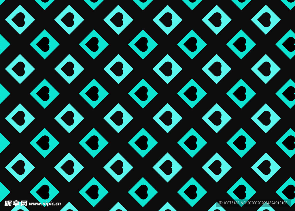 蓝绿几何图案背景纹理