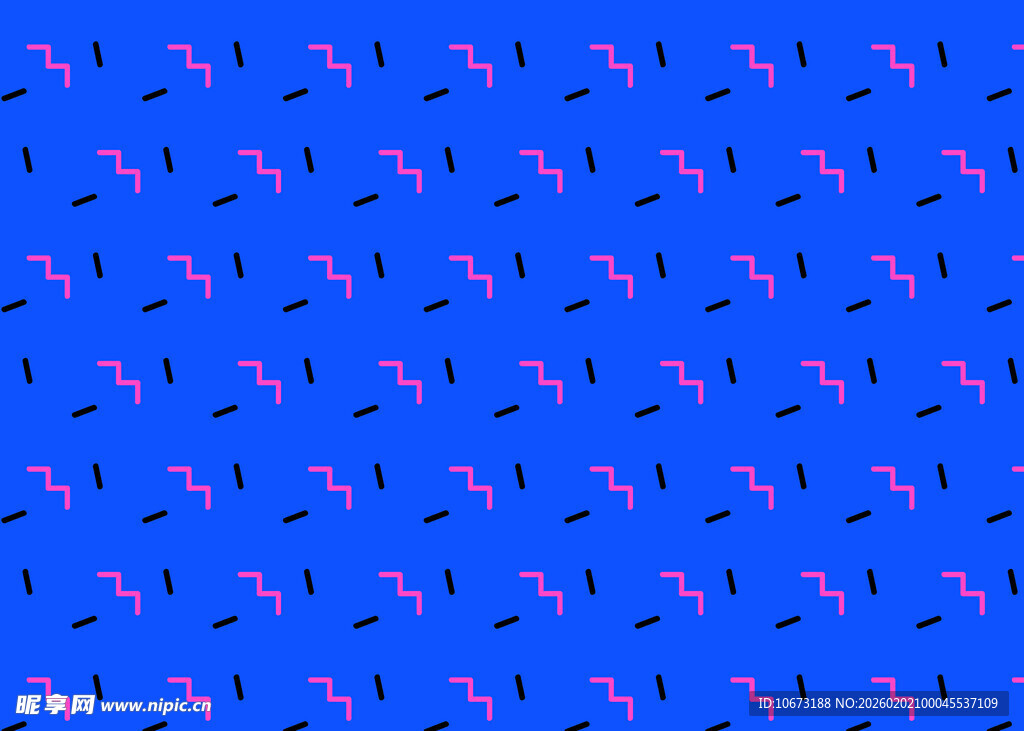 蓝色背景火烈鸟图案纹理