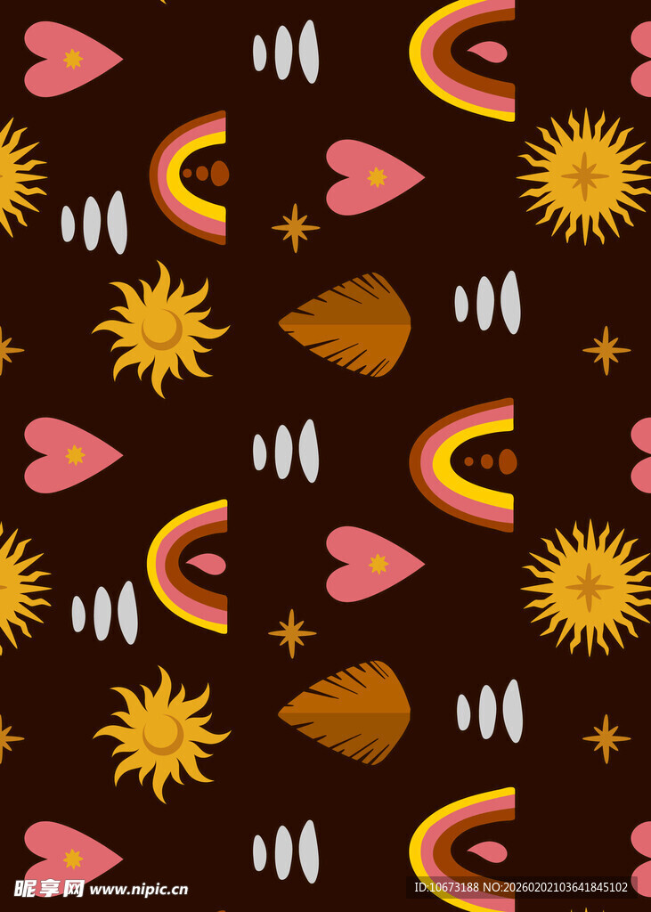 复古波普风几何图案背景