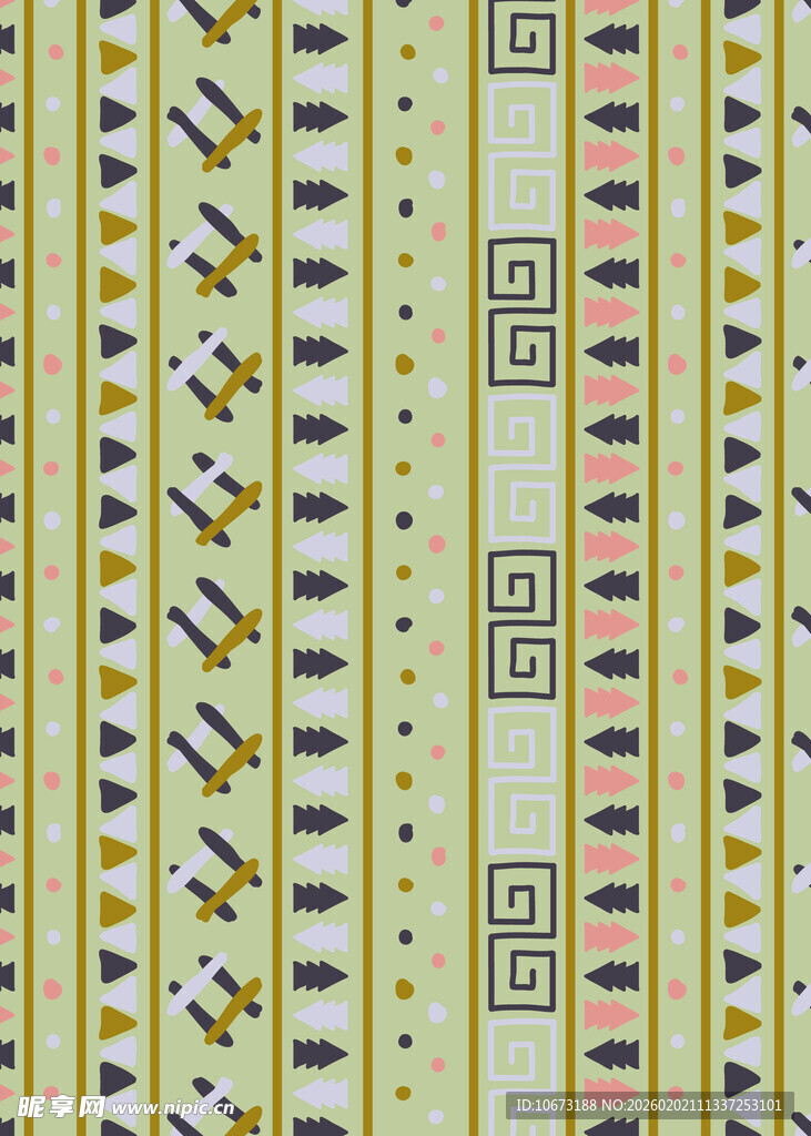 复古几何条纹图案纹理