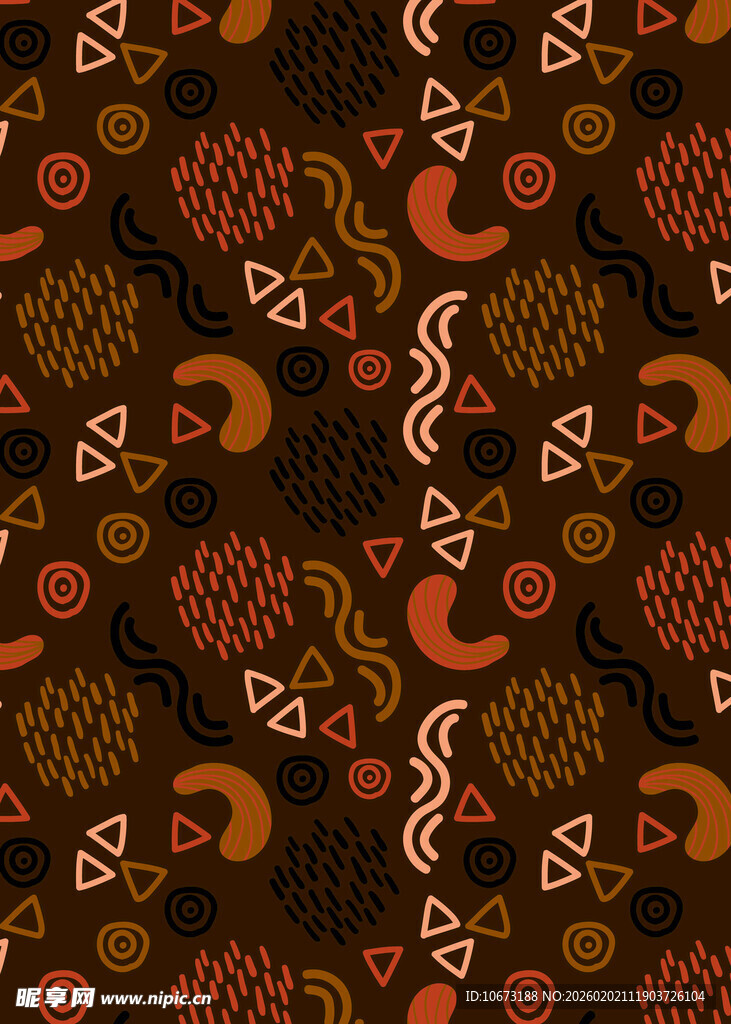 秋季南瓜主题无缝图案