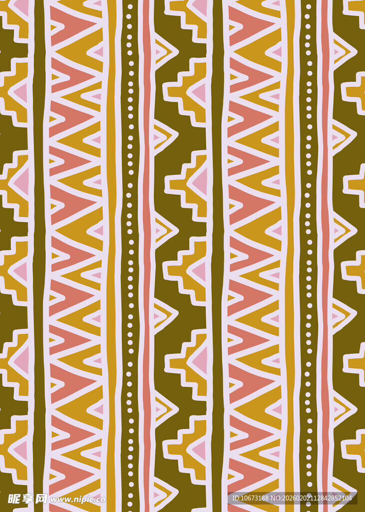 几何图案民族风织物纹理