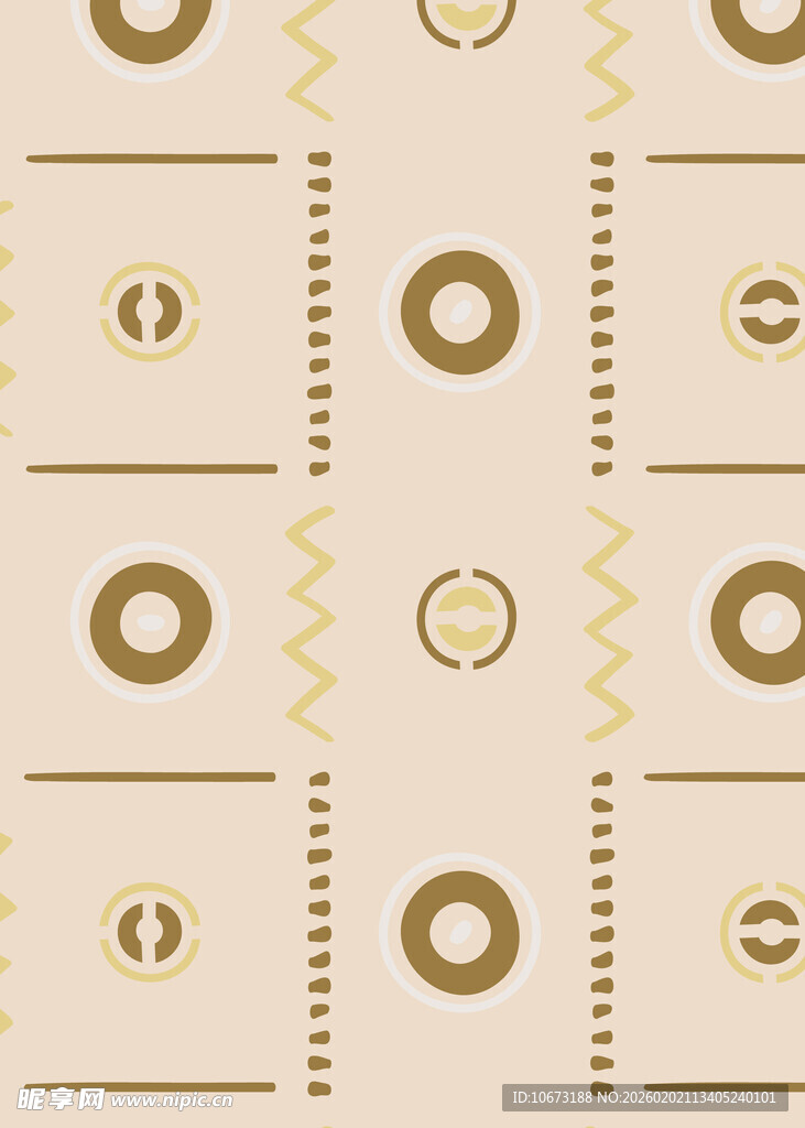 几何金色抽象图案纹理