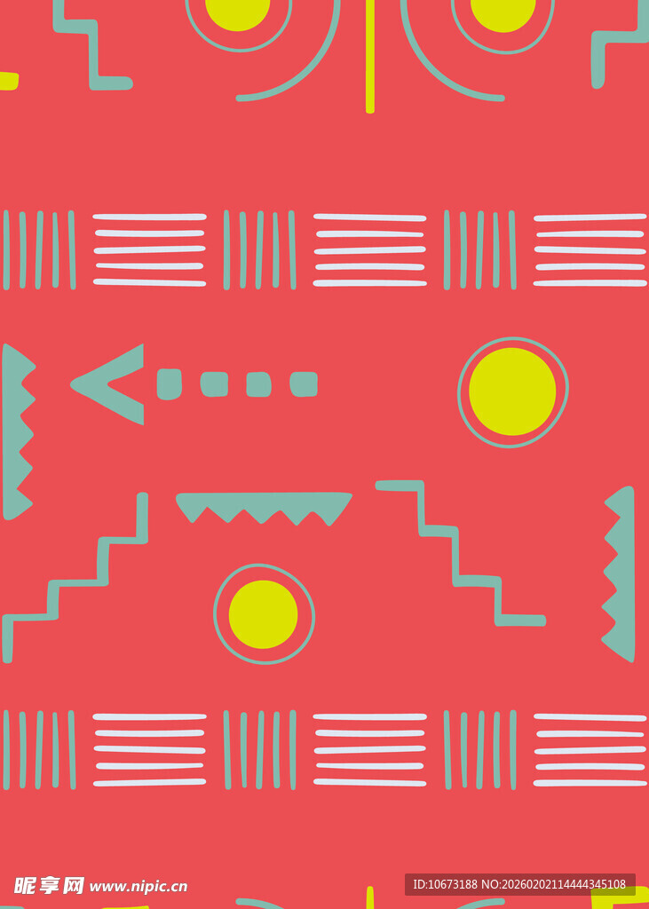 复古几何图案背景设计